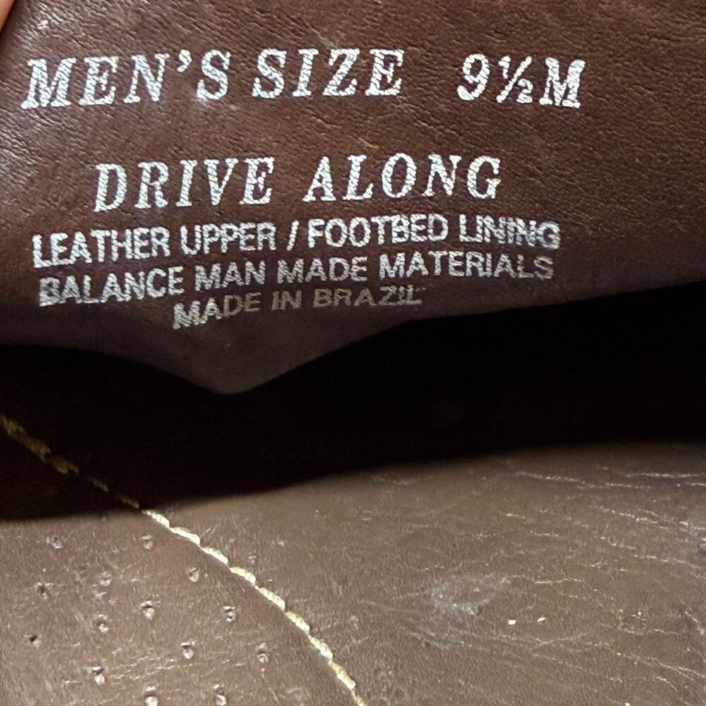 VIA SPIGA Drive Along Men's 9.5 Brown Genuine Leather Driving Casual Shoes - Picture 14 of 14